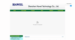 Desktop Screenshot of haweltech.com